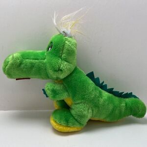Vintage Wonder Toys Green Dino Plush Stuffed Animal Toys 11"